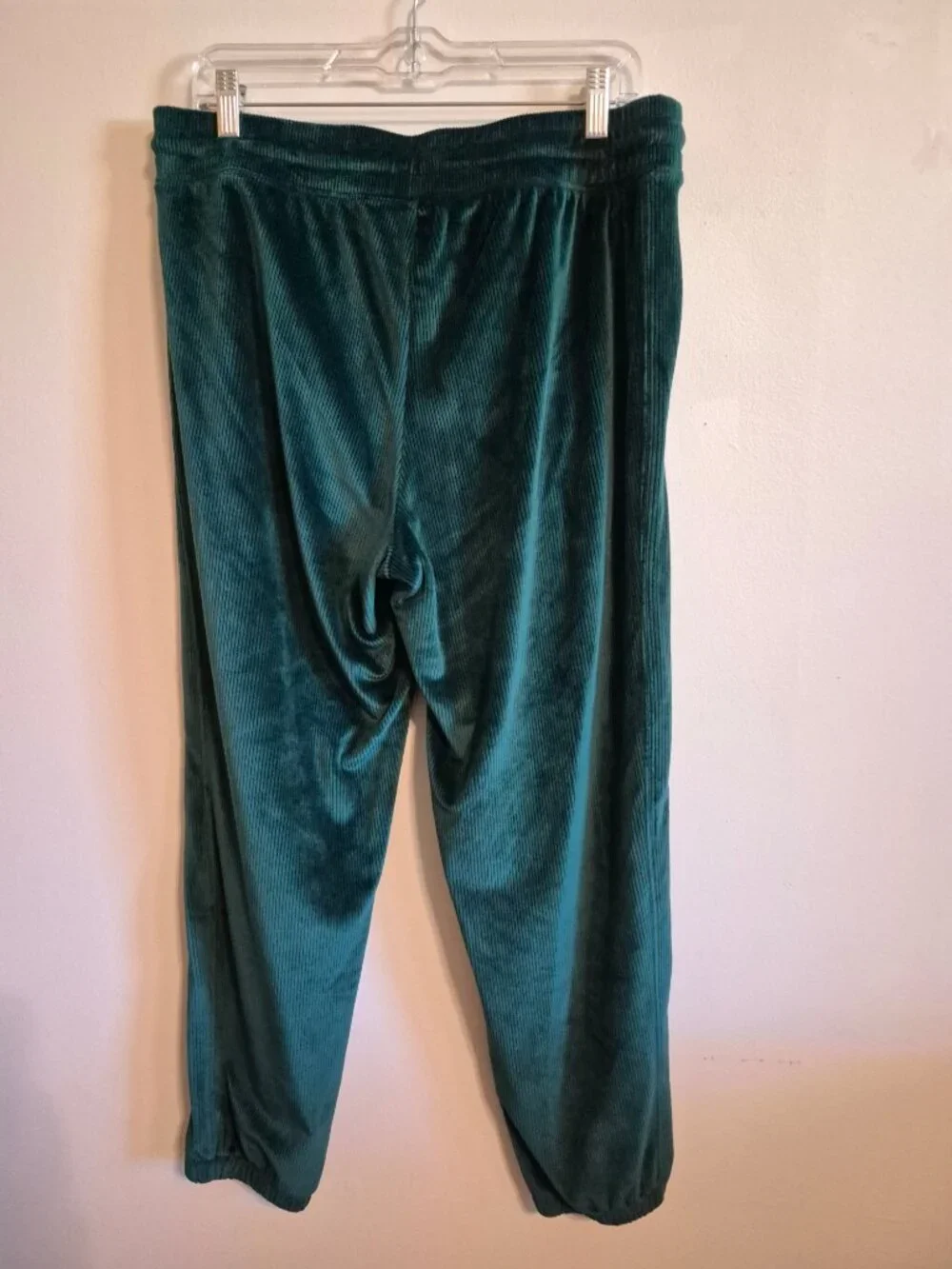 Lou and Grey Emerald Green Velour Matching Two Piece Lounge Set Large